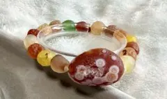 百花繚乱」桜瑪瑙 バングル 55mm 花模様 天然石 石のつぐみ - メルカリ