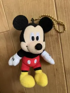 ミッキーマウス ぬいぐるみキーホルダー 約10cm