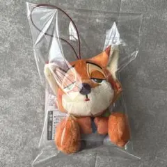 新品むにゃすや　ディズニー　ズートピア　ニック　ぬいぐるみ　マスコット