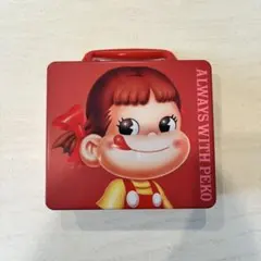 不二家 ペコちゃん ポコちゃん ブリキ缶 ケース - メルカリ