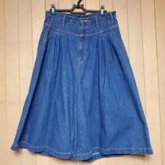 ★膝下丈★　ネネット　Ne-net　デニムキュロット　size2のサムネイル