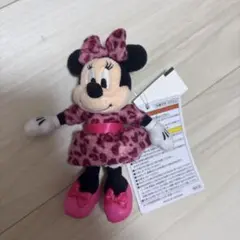 ディズニー⭐ ぬいぐるみチャーム ミニーちゃん ⭐ヒョウ柄