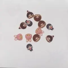 モンチッチ ネイルパーツ 15個