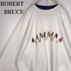 【ヴィンテージ】ROBERT BRUCE プリントスウェット　人気L　H1398