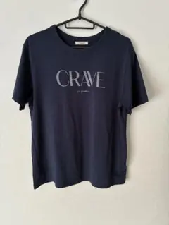 クラシカルエルフ ネイビー ロゴTシャツ 半袖 ゆったり Mサイズ レディースのサムネイル