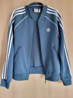 adidas　アディダス　トラックジャケット　ブルー　L