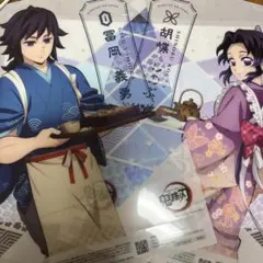鬼滅の刃×セブンイレブン 冨岡義勇&胡蝶しのぶ クリアポスター