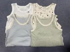 【90サイズ】ロンパース肌着4着