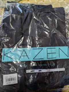 KAZEN レディーススラックス 163-28 Lサイズ 紺のサムネイル