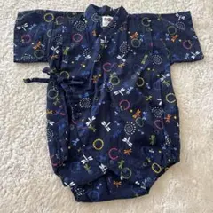 甚平　ロンパース　男の子　80