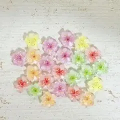 【人気】【即日発送】ネイルパーツ ハイビスカス 23個 ネイパ ネイルのサムネイル