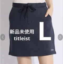 吸水速乾裾スリットダンボールスカート Titleist ゴルフスカート ネイビーのサムネイル