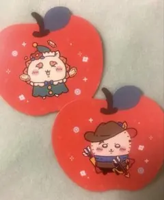 ちいかわぽけっと りんごカード ノベルティ シーサー　ラッコ　2枚セット　新品