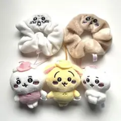ちいかわ カプセルトイ シュシュ マスコット まとめ 5種セット