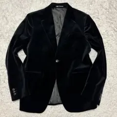 【未使用級✨】ZARA ベロア テーラードジャケット EUR52 ※2XL相当