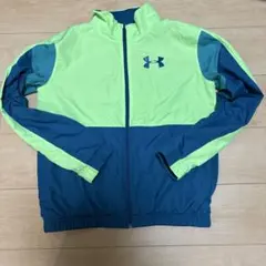 Under Armour ウィンドブレーカー YXL ネオンイエロー/ネイビー