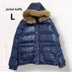【JACKET BAFFY】ダウンジャケット メンズL 防寒 アウター 1028