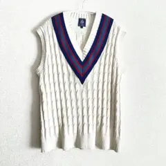 J.PRESS｜ジェイプレス　チルデンニットベスト　ケーブル