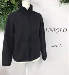 ＊UNIQLO　フリースジャケット　フルジップ　Ꮮ　ブラック