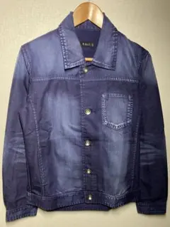 【未使用】TETE HOMME PLAG・デニムジャケット・ブルー・サイズ6