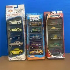 Rugratsシリーズ 、matchboxミニカー 5台入りの3種類セット