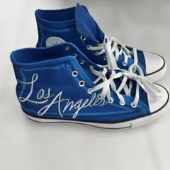 LA限定US CONVERSE ChuckTaylor ハイカット 青 LA刺繍
