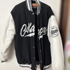 Basic Plan スタジャン M 黒/白 韓国