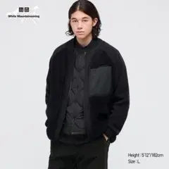 White Mountaineering フリースオーバーサイズジャケット