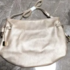 シャンパンゴールド ショルダーバッグのサムネイル