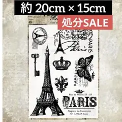 st-6 ／クリアスタンプ／シリコンスタンプ／コラージュ素材　透明スタンプ