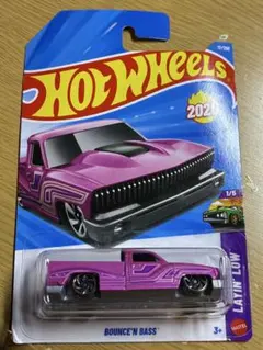 ホットウィール バウンシン・ベース ピンク ミニトラックのサムネイル