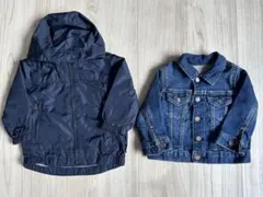 gap babygap デニムジャケット フード付きナイロンジャケット