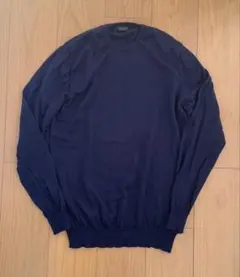 アルコディオ イタリア製 メリノウール クルーネック ニット L