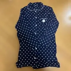 ドット柄ネイビーパジャマ　西松屋　授乳