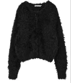 AMERICAN HOLIC シャギーニットクルーネックカーディガン M 送料込