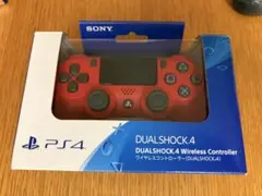 PS4 DUALSHOCK 4 ワイヤレスコントローラー レッド
