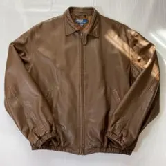 90s Polo by ralph lauren レザージャケット ドリズラー