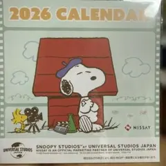 2026 カレンダー卓上用　スヌーピー