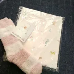 ジェラートピケ　happybox 2024 長袖ワンピース
モコモコソックス