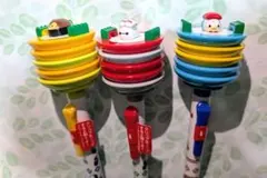 【3点セット】Disney ツムツム お寿司 ペン　ディズニーストア　新品