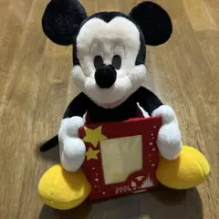 東京ディズニーリゾート　ミッキーマウス　ぬいぐるみ　写真立て