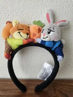 【美品】上海ディズニーランド限定 ジュディ & ニック カチューシャ