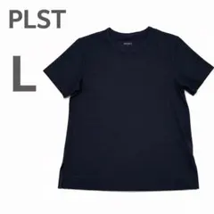 PLST 半袖 Tシャツ ブラック L シンプルのサムネイル