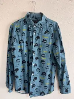 rovtski 柄シャツ　古着のサムネイル