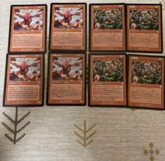 MTG ファイヤーズデッキパーツ はじける子嚢・伏魔殿など - メルカリ