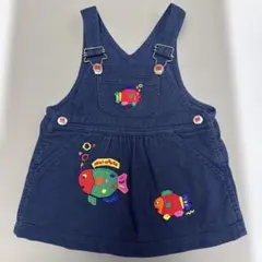 ミキハウス ジャンバースカート　80