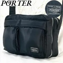 【極美品】PORTER TANKER ポータータンカー ショルダー 黒 1176