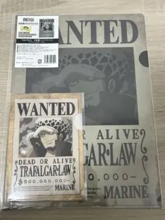【ONE PIECE】 クリアファイル ポストカード　トラファルガー・ロー