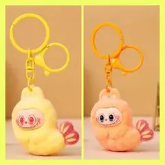 ラブブ　Labubu　キーホルダー　２点　コーララブブ　エビフライラブブ