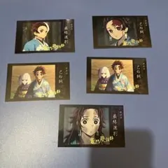 鬼滅の刃　カフェ　竈門炭治郎　好き　チェキ風ブロマイド　5枚　立志編